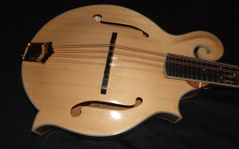 Port Orford Cedar and Big Leaf Maple F style mandolin